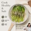 imageCAROTE Non Stick Frying PansNonstick Granite Fry Pan Egg Pan Omelet Pans Stone Cookware Chefs Pan PFOA FreeWhite Granite 10InchCream White