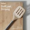 imageCAROTE 9PCS Kitchen Utensils Set Silicone Kitchen Utensils Set with Stainless Steel Handle for NonStick Cookware Set Dishwasher Safe BrownBrown