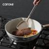 imageCAROTE 9PCS Kitchen Utensils Set Silicone Kitchen Utensils Set with Stainless Steel Handle for NonStick Cookware Set Dishwasher Safe BrownBrown