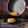 imageCAROTE 19pcs Pots and Pans Set Nonstick Cookware Set Detachable Handle Induction Kitchen Cookware Sets Non Stick with Removable Handle RV Cookware Set Gold and PurpleUltra Violet 19pcs