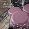 imageCAROTE 19pcs Pots and Pans Set Nonstick Cookware Set Detachable Handle Induction Kitchen Cookware Sets Non Stick with Removable Handle RV Cookware Set Gold and PurpleLight Purple 19pcs