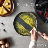 imageCAROTE Nonstick Crepe Pan with Spreader 10 Inch Non Stick Granite Coating Dosa Pan Pancake Flat Skillet Crepe Maker Pan Healthy Stone Cookware PFOA FREE