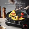 imageCAROTE Nonstick Crepe Pan with Spreader 10 Inch Non Stick Granite Coating Dosa Pan Pancake Flat Skillet Crepe Maker Pan Healthy Stone Cookware PFOA FREE