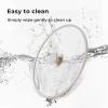 imageCAROTE 10quot Silicone Lid for Pots Pans and Skillets Pot Lid With Heat Resistant Silicone Rim and Tempered Glass White10