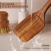 imageCAROTE Wooden kitchen Utensils Set Acacia Wood 8pcs Cooking Utensil Set for Nonstick Cookware Longlasting Wooden Spoons for Cooking Spatula Turner