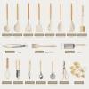 imageCarote 22pcs Silicone Cooking Utensils Set 446F Heat Resistant Kitchen Utensils Gadgets Set Spatula Turner Whisk Tongs