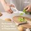 imageCarote 22pcs Silicone Cooking Utensils Set 446F Heat Resistant Kitchen Utensils Gadgets Set Spatula Turner Whisk Tongs