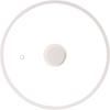 imageCAROTE 10quot Silicone Lid for Pots Pans and Skillets Pot Lid With Heat Resistant Silicone Rim and Tempered Glass White12
