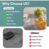 imageCAROTE Food Storage Containers with Lids 20 PCS BPAFree Plastic Food Storage Set Air Tight Kitchen and Pantry Organization Canisters for CerealDry FoodFlourSugar Sage GreenGreySage GreenGrey