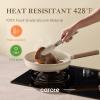 imageCAROTE Tongs for Cooking 428F Heat Resistant Locking Stainless Steel Kitchen Tongs with Non Scratch Silicone Tips Perfect for Nonstick Cookware BBQ Tongs Set of 3 7quot9quot12quot