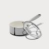 imageCAROTE 16Qt ampamp 30Qt Stainless Steel Saucepan Set Ceramic Pot Sets NonStick NonToxic Kitchen Cookware Small Cooking Pots with Lids Oven Safe Induction Sauce Pan Even Heating2QT