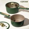 imageCAROTE 2QT ampamp 25QT Sauce Pan Sets with Lid ampamp Ladle Cooking Pots Nonstick Saucepans Cookware Set Small Kitchen Pot Induction Comptable Easy to Clean PFOA FREE GreenGreen