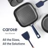 image:imageCAROTE 31PCS Pots and Pans Set Nonstick Cookware Set Kitchen Non Stick Induction Titanium Cookware Nontoxic Granite Cooking set PFOA FreeBlue