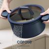 image:imageCAROTE 31PCS Pots and Pans Set Nonstick Cookware Set Kitchen Non Stick Induction Titanium Cookware Nontoxic Granite Cooking set PFOA FreeBlue