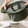 image:imageCAROTE 31PCS Pots and Pans Set Nonstick Cookware Set Kitchen Non Stick Induction Titanium Cookware Nontoxic Granite Cooking set PFOA FreeGreen