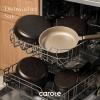 image:imageCAROTE Pots and Pans Set Nonstick 16pcs Cookware Set Nonstick NonToxic amp PFOAampPFOSFree Dishwasher RVCamping Cookware Set Cooking Pots with Lids BrownBrown