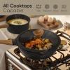 image:imageCAROTE 26PCS Pots and Pans Set Non Stick Cookware Set Pots and Pans Induction Cook Ware Nonstick Kitchen Cooking PFOA FreeBlack