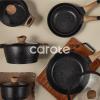 image:imageCAROTE 26PCS Pots and Pans Set Non Stick Cookware Set Pots and Pans Induction Cook Ware Nonstick Kitchen Cooking PFOA FreeBlack
