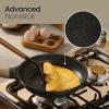 image:imageCAROTE 26PCS Pots and Pans Set Non Stick Cookware Set Pots and Pans Induction Cook Ware Nonstick Kitchen Cooking PFOA FreeBlack