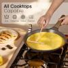 image:imageCAROTE 26PCS Pots and Pans Set Non Stick Cookware Set Pots and Pans Induction Cook Ware Nonstick Kitchen Cooking PFOA FreeDark Brown