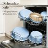 image:imageCAROTE 18Pcs Ceramic Cookware Set with Detachable Handle Pots and Pans Set Non Stick Non Toxic Cookware Set Removable Handles Induction Kitchen Cookware Sets DishwasherOven SafeBlue