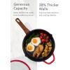image:imageCAROTE 20Pcs Titanium Cookware Set Pots and Pans Set Non Stick Kitchen Cooking Set with Detachable Handle Non Toxic Induction Cookware  Camping Cookware DishwasherOven Safe Red