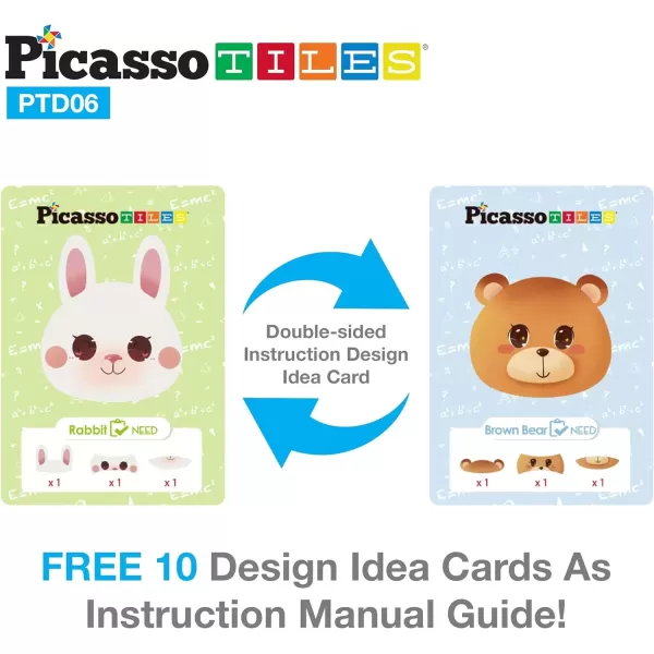 imagePicassotiles 120pcs Magnetic Animal Sticker Puzzle Book Drawing Board Set for Kids Educational and Learning Activity Books Toys ampamp Activity STEM Learning Toys Early Education Toys Gifts Boys Girls