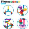 imagePicassoTiles Marble Run 150Piece Magnetic Tile Race Track Toy Play Set STEM Building ampamp Learning Educational Magnet Construction Kit Child Brain Development Toys Boys Girls Age 3 4 5 6 7 8 Years Old200 Piece