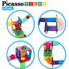 imagePicassoTiles Marble Run 150Piece Magnetic Tile Race Track Toy Play Set STEM Building ampamp Learning Educational Magnet Construction Kit Child Brain Development Toys Boys Girls Age 3 4 5 6 7 8 Years Old40 Piece