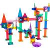 imagePicassoTiles Marble Run 150Piece Magnetic Tile Race Track Toy Play Set STEM Building ampamp Learning Educational Magnet Construction Kit Child Brain Development Toys Boys Girls Age 3 4 5 6 7 8 Years Old150 Piece