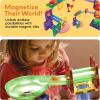 imagePicassoTiles 108pc 3in1 Marble Run Car Race Track Combo Magnetic Tiles PicassoToys Magnet Building Block Educational Construction Toy Playset STEM STEAM Learning Kit Child Brain Development PTG108