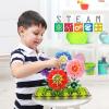 imagePicassoTiles Building Chips Interlocking Disc Construction Blocks in 12 Colors STEM Learning Early Education Toy Engineering Playset Child Brain Development for Toddlers Girls Boys Kids Age 3 PTF108Purple Color