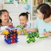 imagePicassoTiles Building Chips Interlocking Disc Construction Blocks in 12 Colors STEM Learning Early Education Toy Engineering Playset Child Brain Development for Toddlers Girls Boys Kids Age 3 PTF108Purple Color