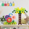 imagePicassoTiles Building Chips Interlocking Disc Construction Blocks in 12 Colors STEM Learning Early Education Toy Engineering Playset Child Brain Development for Toddlers Girls Boys Kids Age 3 PTF108Black Color