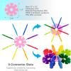 imagePicassoTiles Building Chips Interlocking Disc Construction Blocks in 12 Colors STEM Learning Early Education Toy Engineering Playset Child Brain Development for Toddlers Girls Boys Kids Age 3 PTF108Pink Color