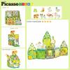 imagePicassoTiles Magnet Tile Building Blocks Forest Animal Themed Playset with 8 Character Action Figures Educational STEM Learning Construction Kit Pretend Play Magnetic Tiles Toddler Kids Ages 3 PTQ26Farm Themed