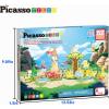 imagePicassoTiles Magnet Tile Building Blocks Forest Animal Themed Playset with 8 Character Action Figures Educational STEM Learning Construction Kit Pretend Play Magnetic Tiles Toddler Kids Ages 3 PTQ26Safari Animals Themed