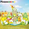 imagePicassoTiles Magnet Tile Building Blocks Forest Animal Themed Playset with 8 Character Action Figures Educational STEM Learning Construction Kit Pretend Play Magnetic Tiles Toddler Kids Ages 3 PTQ26Farm Themed