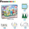 imagePicassoTiles Magnet Tile Building Blocks Forest Animal Themed Playset with 8 Character Action Figures Educational STEM Learning Construction Kit Pretend Play Magnetic Tiles Toddler Kids Ages 3 PTQ26Metro City Themed