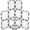 imagePicassoTiles Clear Transparent Magnetic Building Tiles Blocks Expansion Construction Set Magnets STEM Learning Kit Educational Toys Preschool Toddler Children Boys and Girls Ages 3 Years