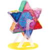 imagePicassoTiles Magnet Tile Building Blocks Ferris Wheel Amusement Rotating Accessory Kit Compatible with Full Sized Magnetic Tiles Construction Toy Set Education STEM Learning 3D Toddler Kid Age 3 PT09