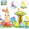 imagePicassoTiles Magnet Tile Building Blocks Forest Animal Themed Playset with 8 Character Action Figures Educational STEM Learning Construction Kit Pretend Play Magnetic Tiles Toddler Kids Ages 3 PTQ26Safari Animals Themed