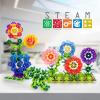 imagePicassoTiles Building Chip Interlocking Disc Construction Blocks in White Color STEM Learning Early Education Toy Engineering Playset Child Brain Development for Toddlers Girls Boys Kids Age 3 PTF108