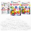 imagePicassoTiles Building Chip Interlocking Disc Construction Blocks in White Color STEM Learning Early Education Toy Engineering Playset Child Brain Development for Toddlers Girls Boys Kids Age 3 PTF108