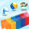 imagePicassoTiles Support Column Expansion Supporting Pack for Magnetic Race CarTrack Magnet Tile Building Block Construction Kit Education Toy Boys Girls STEM Puzzle Toy Kids Boy Girl Toddler 3