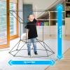 imagePicassoTiles Kids Fort Building Kit Playset 100 Piece Indoor and Outdoor Toy Set Fort Construction Builders Blocks Toys for Kids Boys Girls STEM Learning Castle System Tunnel Tent Rocket Pretend Play