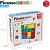 imagePicasso Cubes 16 Piece Magnetic Puzzle Game Magic Cube Puzzles Brain Teaser Set Kids Toy Magnet Pattern Block Matching Toys with Free Ideabook 100 Inspirations Included STEM Learning Early Education