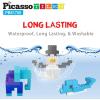 imagePicassoTiles 150 Piece Large Construction Brick Building Blocks STEM Bricks Toy Set Creative Learning Early Education Playset 5 Colors 4 Unique Shapes Mix ampamp Match Toys for Kids Boys Girls Child Age 3PBS1750