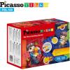 imagePicassoTiles 150 Piece Large Construction Brick Building Blocks STEM Bricks Toy Set Creative Learning Early Education Playset 5 Colors 4 Unique Shapes Mix ampamp Match Toys for Kids Boys Girls Child Age 3PBL100