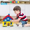 imagePicassoTiles 150 Piece Large Construction Brick Building Blocks STEM Bricks Toy Set Creative Learning Early Education Playset 5 Colors 4 Unique Shapes Mix ampamp Match Toys for Kids Boys Girls Child Age 3PBS2250